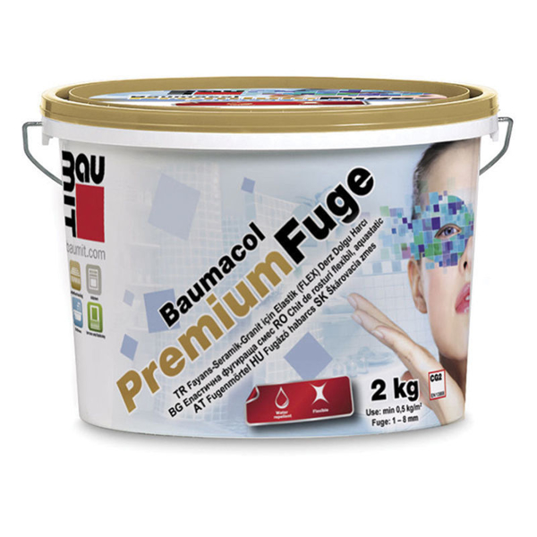 Снимка на Фуга Баумакол Премиум Антично розово - 1-8 мм - 2 кг.- BAUMIT - 60655RO