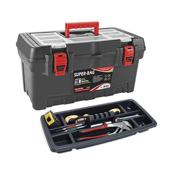 Снимка на Куфар за инструменти 19" с органайзер 48x26х24cm